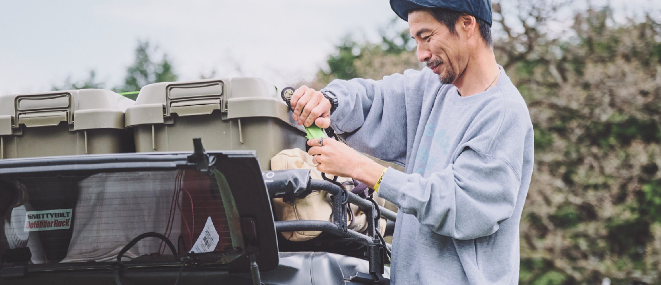 街だけでなくアウトドアにも馴染む高機能モデルが勢揃いするキャップ&ハットを「GO OUT JAMBOREE  2023」の来場者に着こなしてもらいました。【買えるGO OUT】