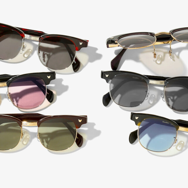 needles ニードルス 跳ね上げ式 サングラス ネイビー 善 NEEDLES