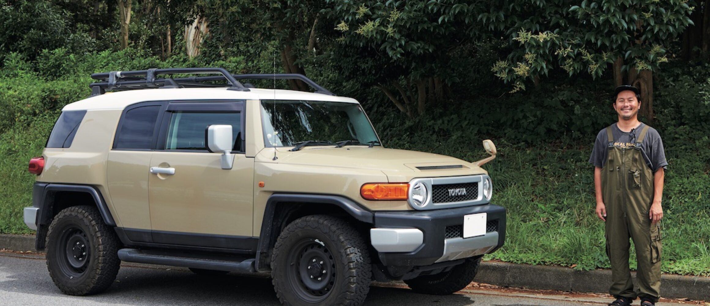 家族も大絶賛のクロカン四駆で、街乗りとアウトドアを両立。（'13 TOYOTA FJ CRUISER）