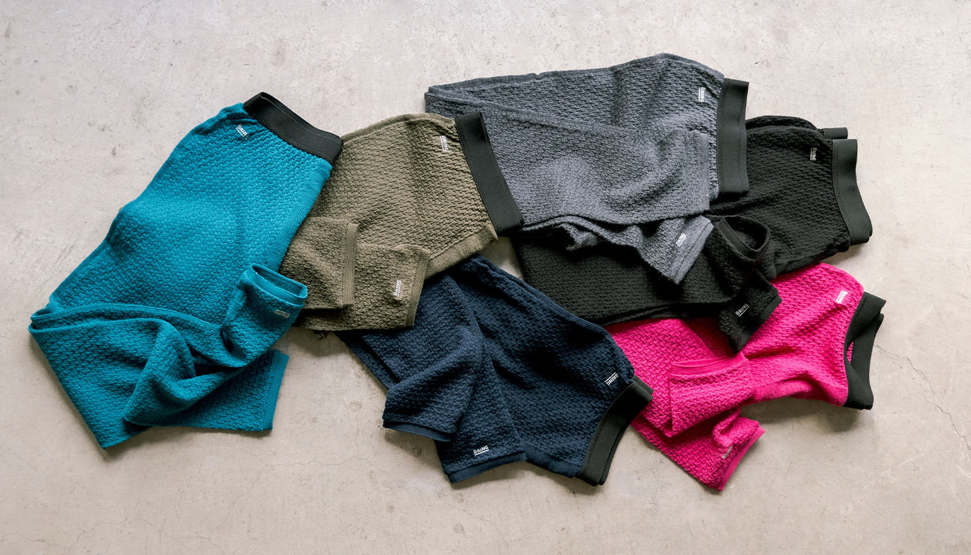 ブリングから、素肌に優しいメリノウール×再生ポリエステルのレギンス