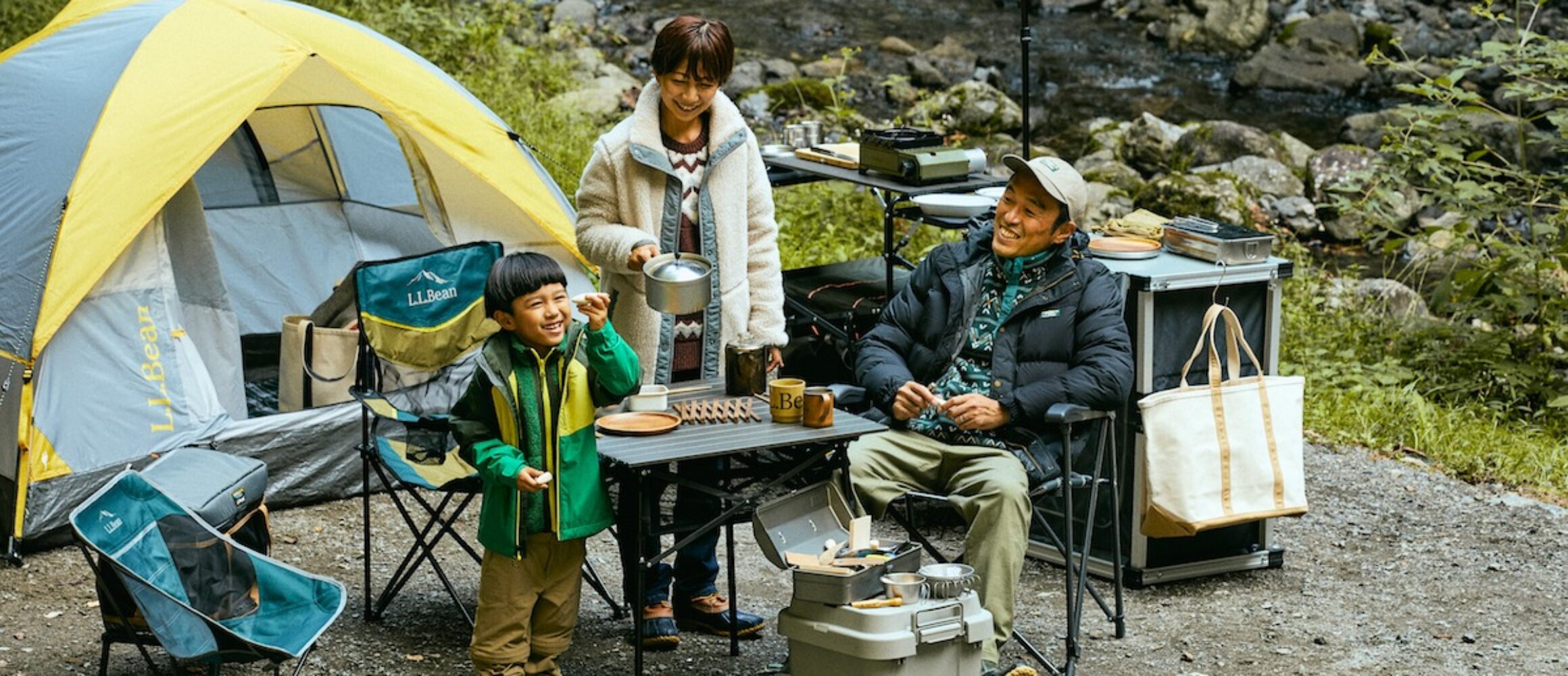 アクティビティもリラックスタイムも、エル・エル・ビーンがお気に入り