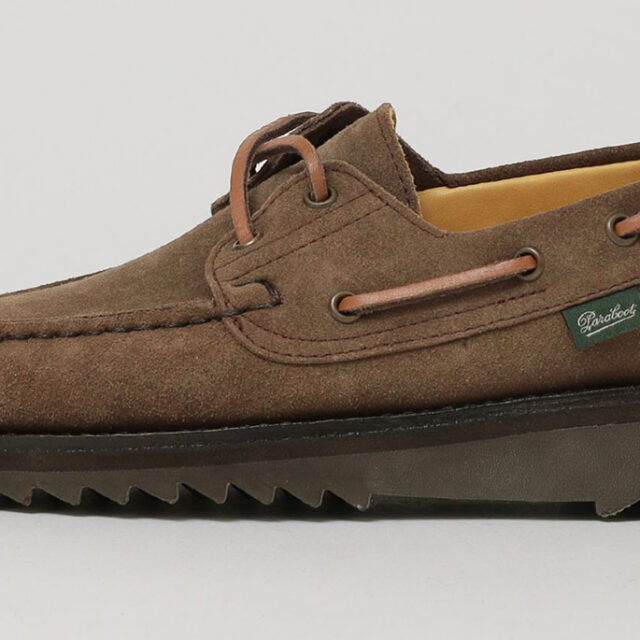Paraboot BARTH SUEDE SPORT SOLE SHIPS別注 パラブーツの定番デッキシューズに、分厚いスポーツソールをオン