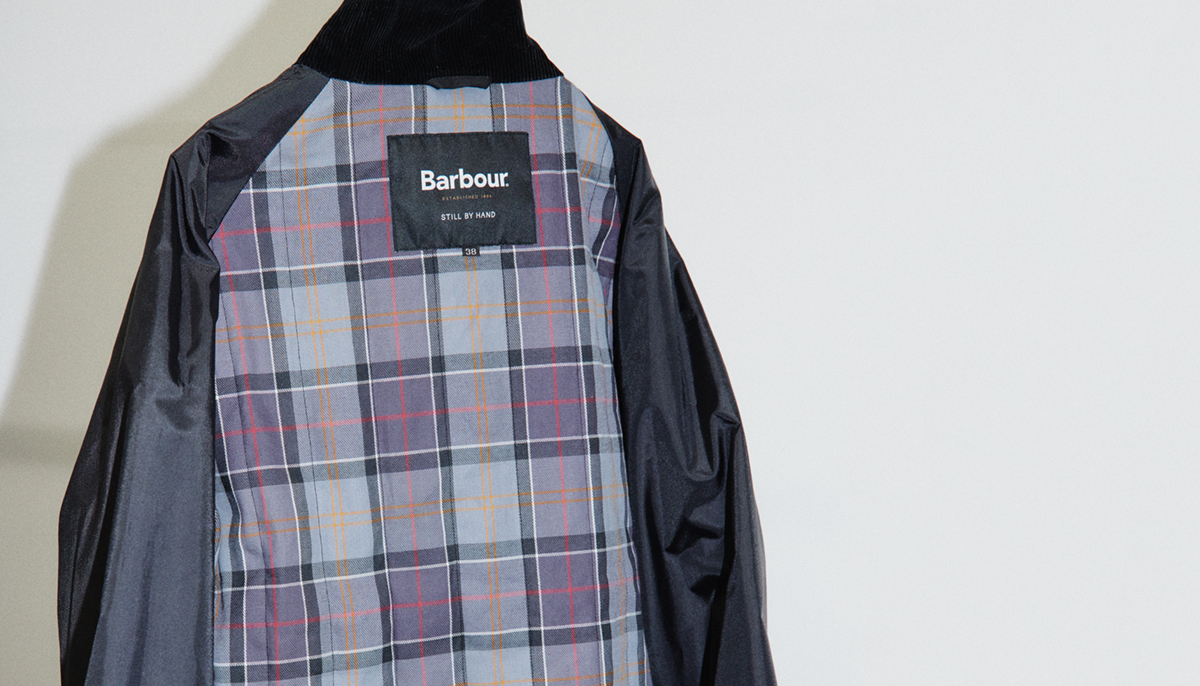 Barbour Still by Hand ブラック ジャケット 38 Barbour×STILL