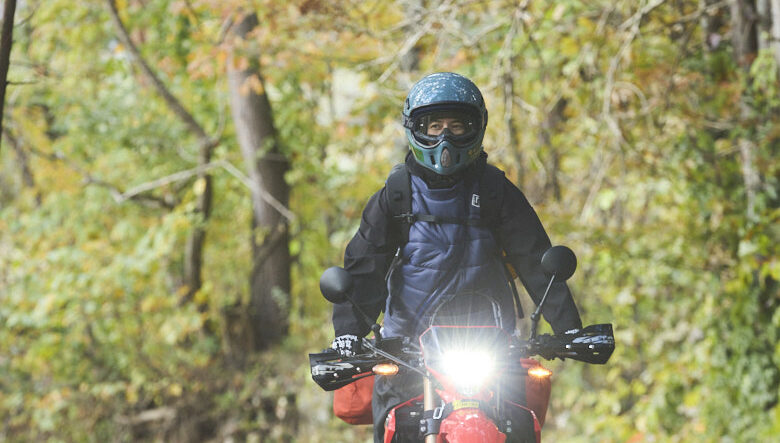 オフロードバイクでキャンプ！ アクティブ女子が挑む、初体験づくしの1DAYトリップ。