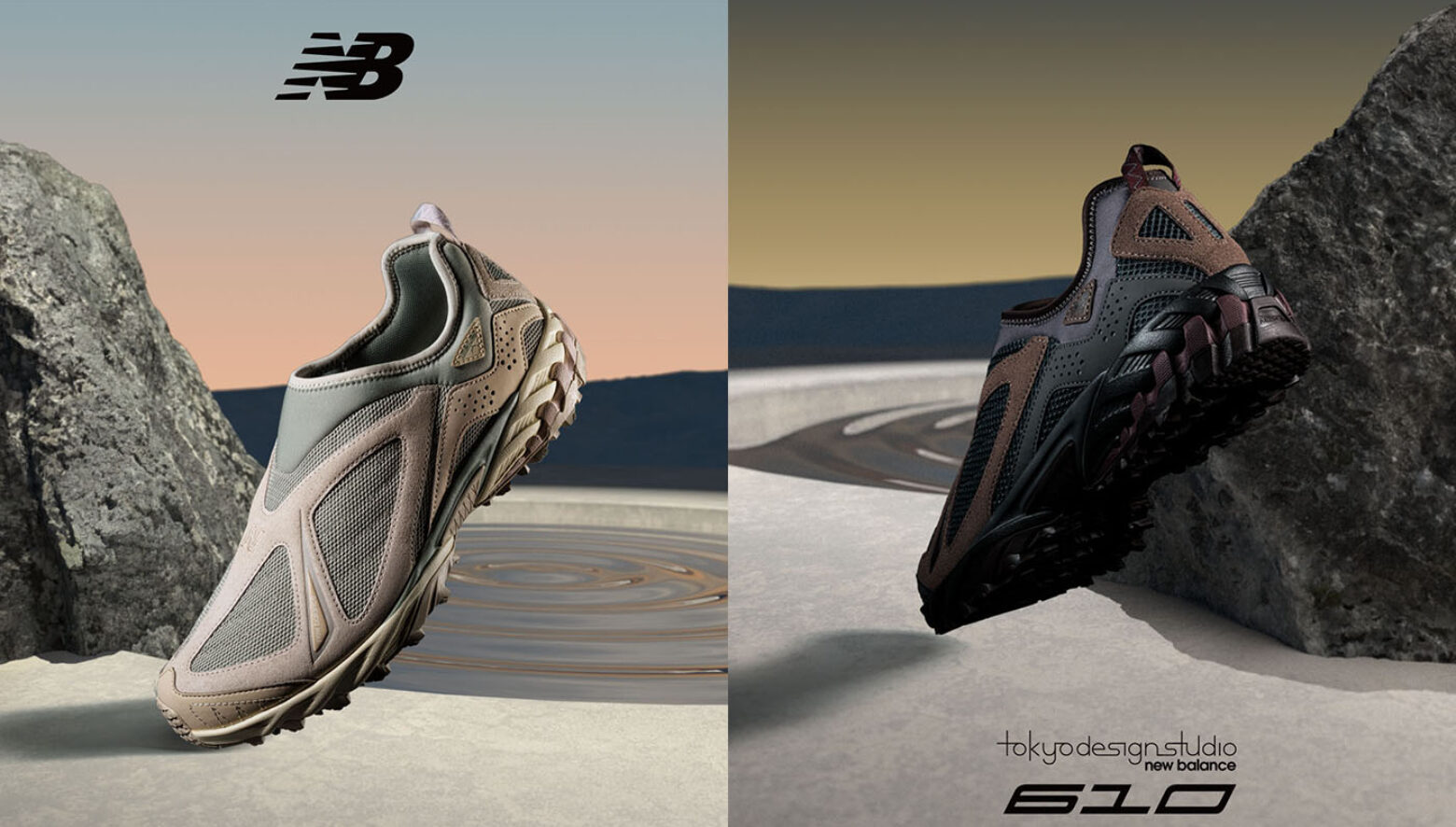 ニューバランスから、トレランモデル“610”をスリッポンタイプに