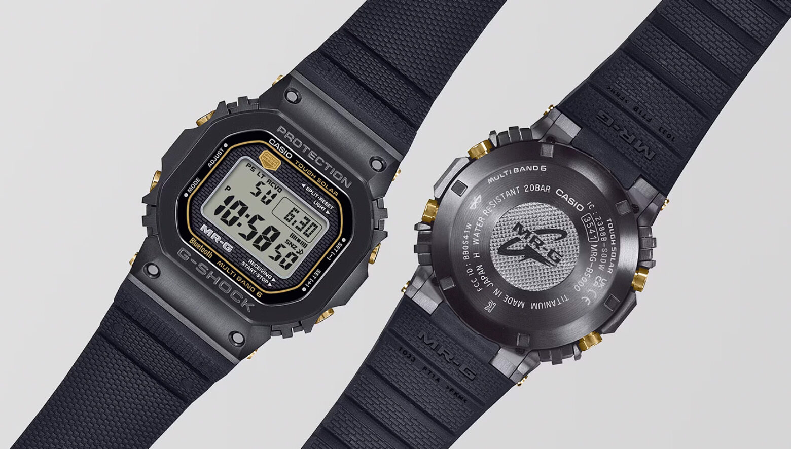 Gショック最上位シリーズに新作！ 装着性にこだわった角型フォルム“MR