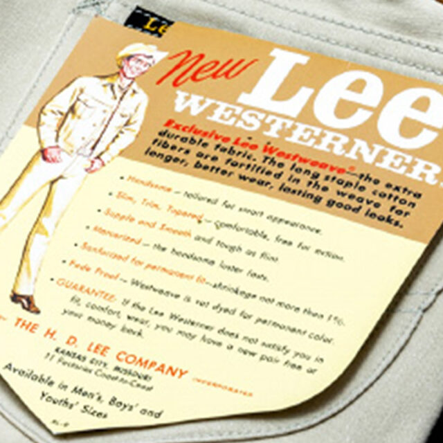 Leeの復刻プロジェクトより登場。オリジナルを限りなく再現した1962