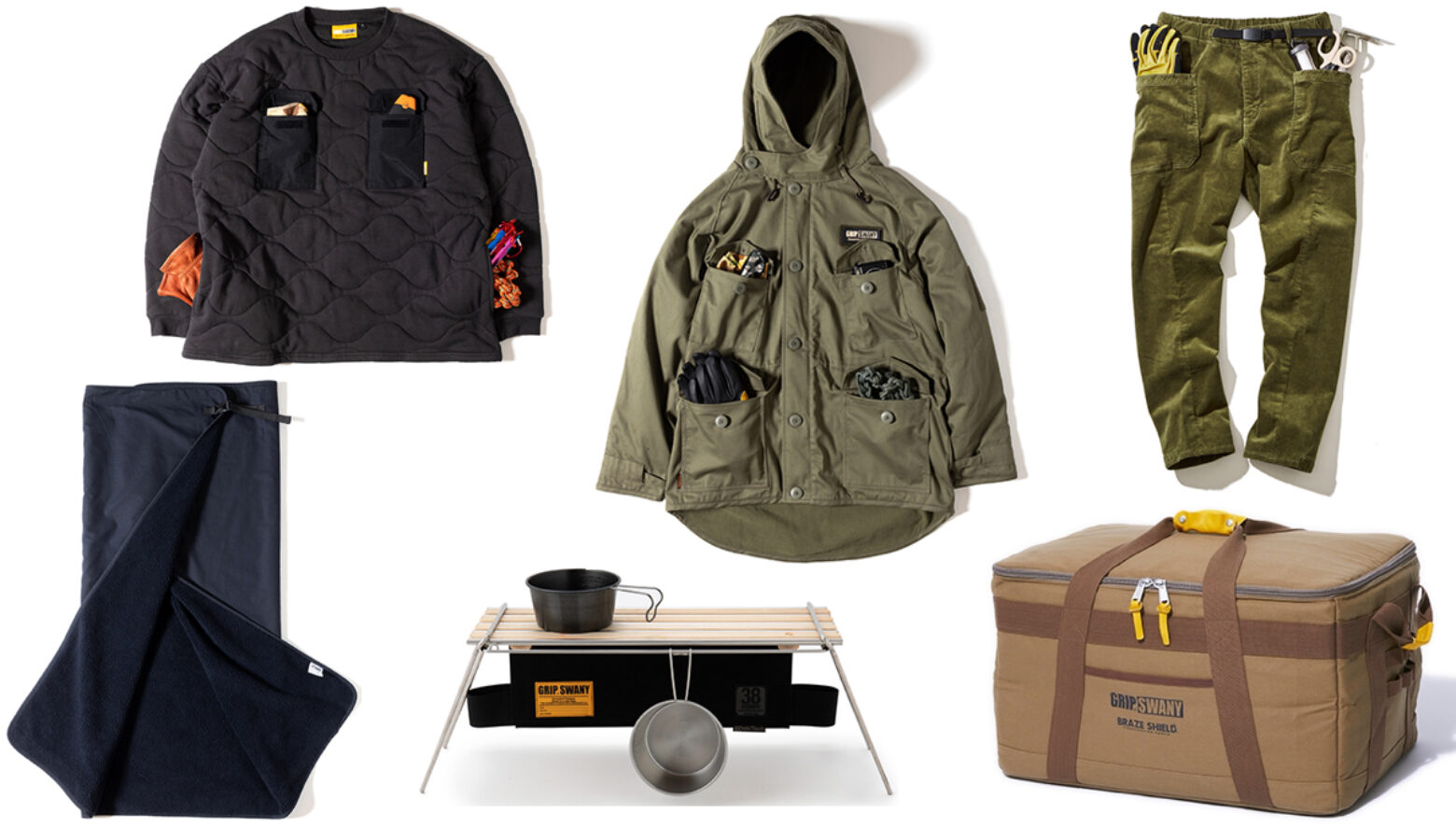 grip swany × 38explore コラボ　GT310 無骨ながら洗練されたデザインに機能的ディテールで大人気のグリップ