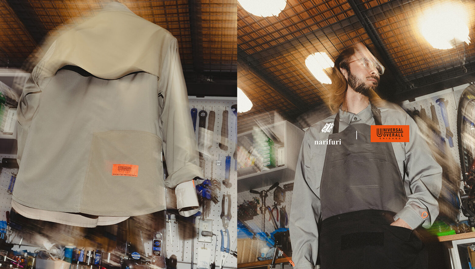 美品narifuriナリフリ EXC軽量スプリングサイクルコート(NF1030) サイクルカーゴスパッツ【NF5084】｜narifuri（ナリフリ