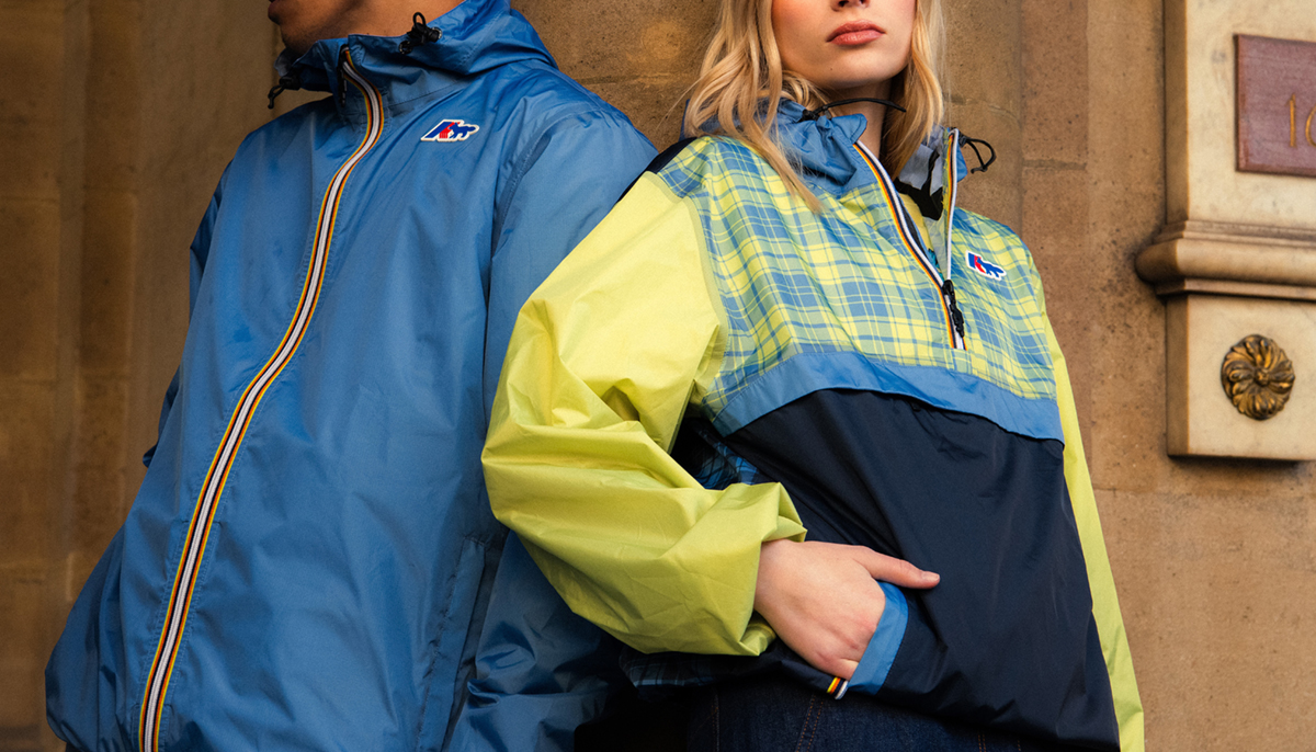 メゾンキツネ × ケーウェイのウィンドブレーカーは、遊び心と