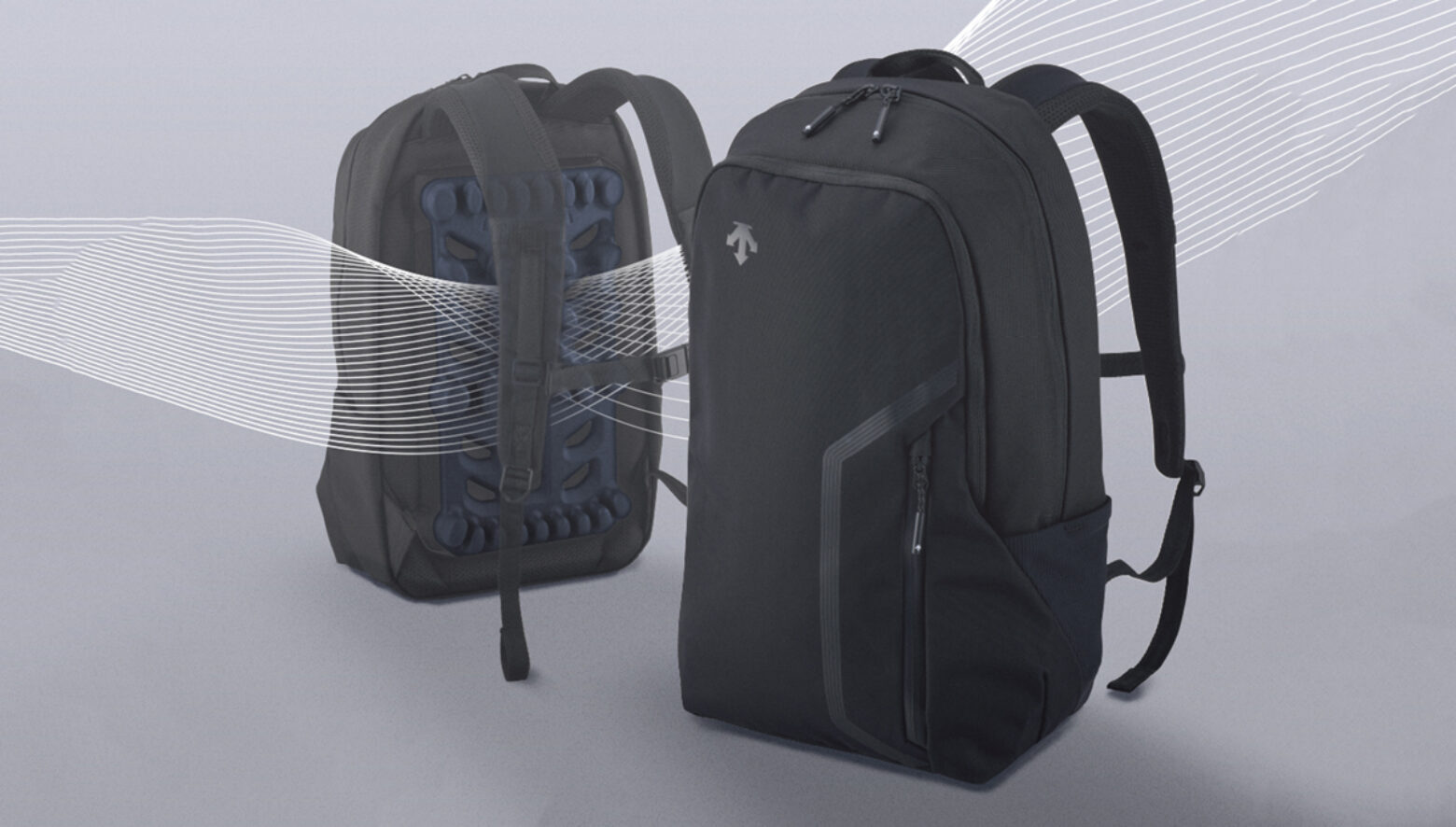 【新品】デサントオルテライン　エアロストリームバックパック　リュック 背中に空気を エアロストリーム バックパック / リュック