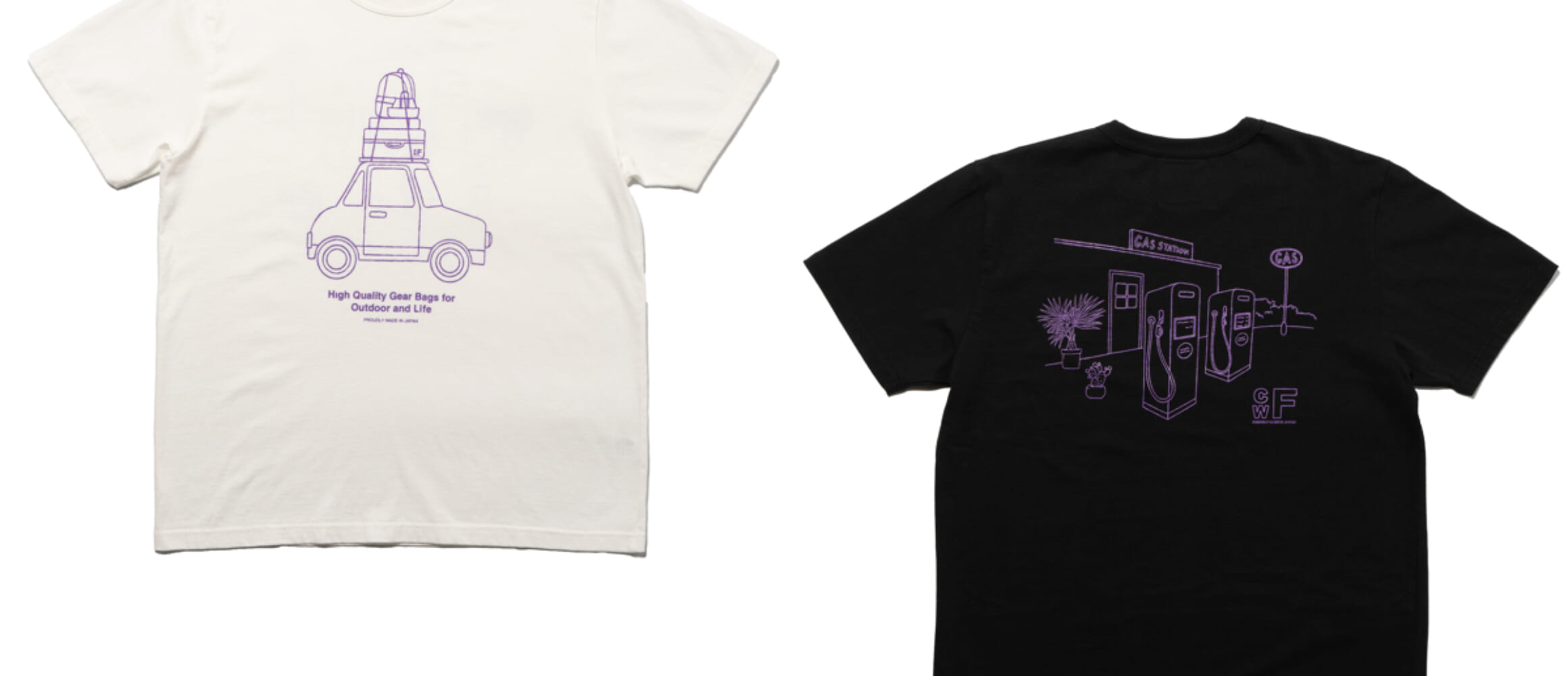 CWF初となるアパレルを展開。架空のストーリーで情景を映し出し