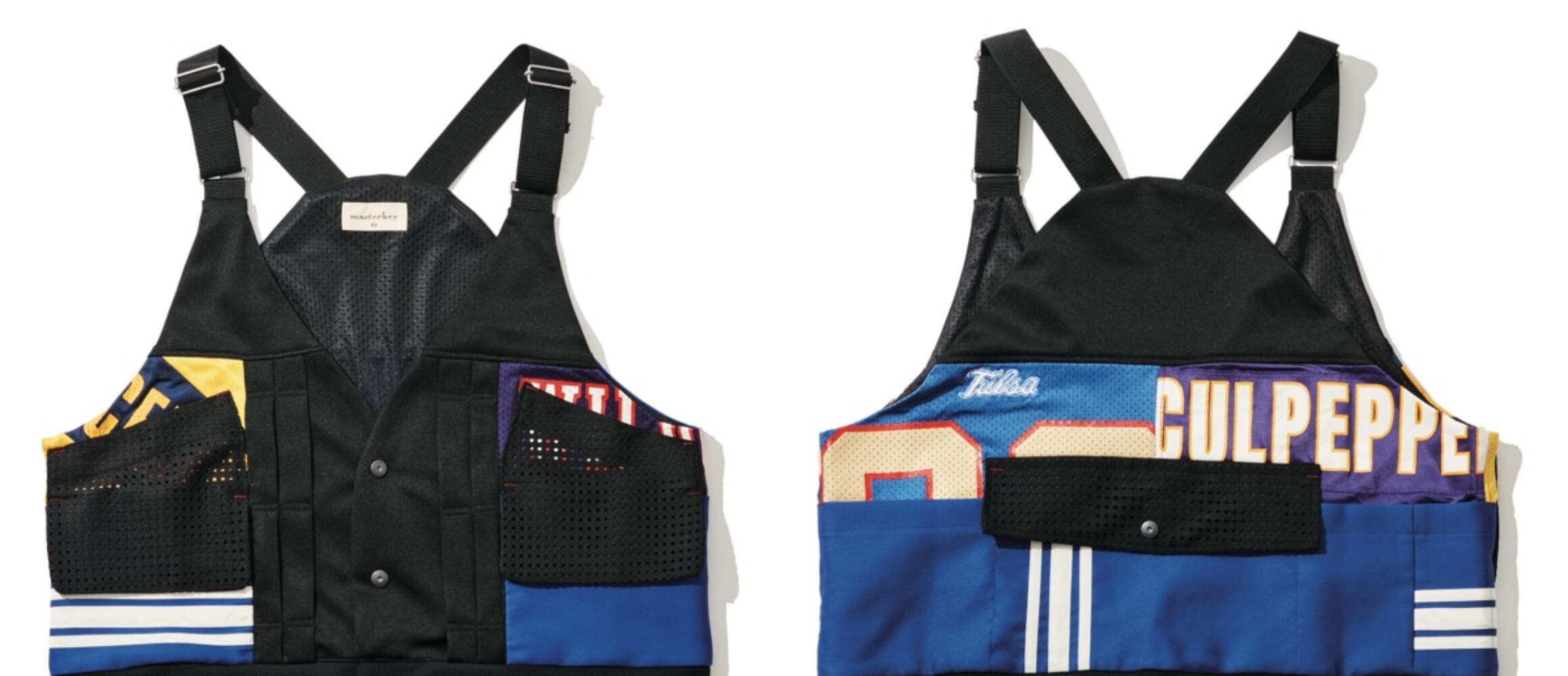 QUALM リメイク ドッキングベスト USED 古着 モード QUALM リメイク ドッキングベスト USED 古着 モード