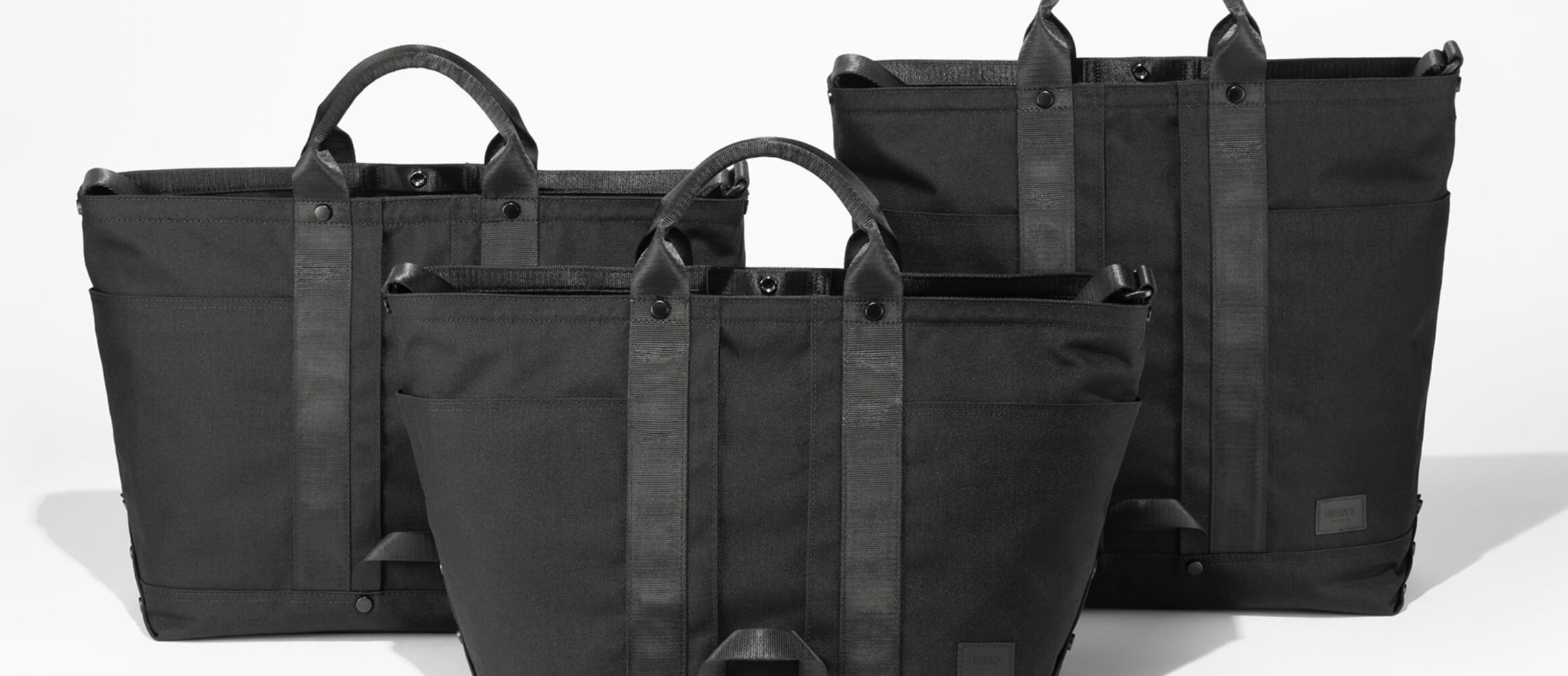 【ビンテージバッグ】 ミリタリー　トートバッグ　コールバッグ レザーハンドル 1940年代のコールバッグを現代風にアレンジ！ビジネスにも使える漆黒の