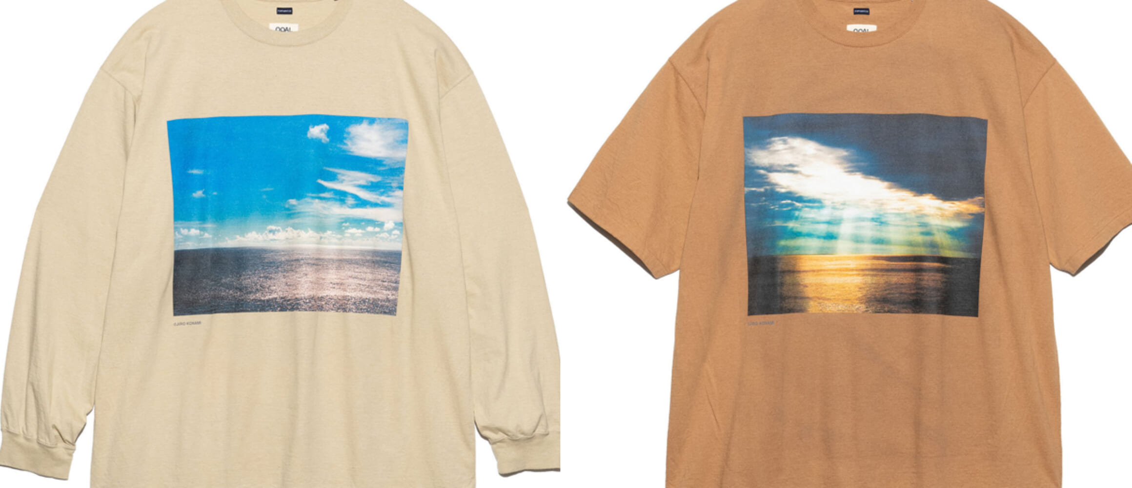 小浪次郎氏の壮大な海の風景を大胆にフォトプリント。ナナミカらしい