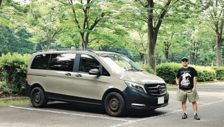 チープアップカスタムを施し、ほどよくワイルドなVクラスに。（’16 MERCEDES-BENZ V280）