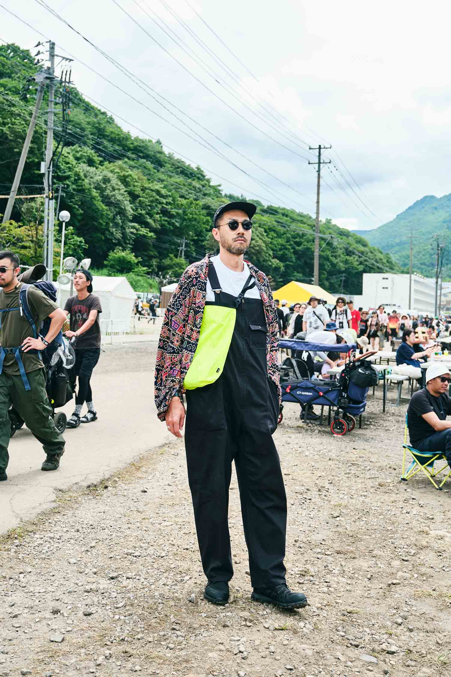 オーバーオールを収納力狙いで。-FUJI ROCK FESTIVAL'24- | GO OUT WEB