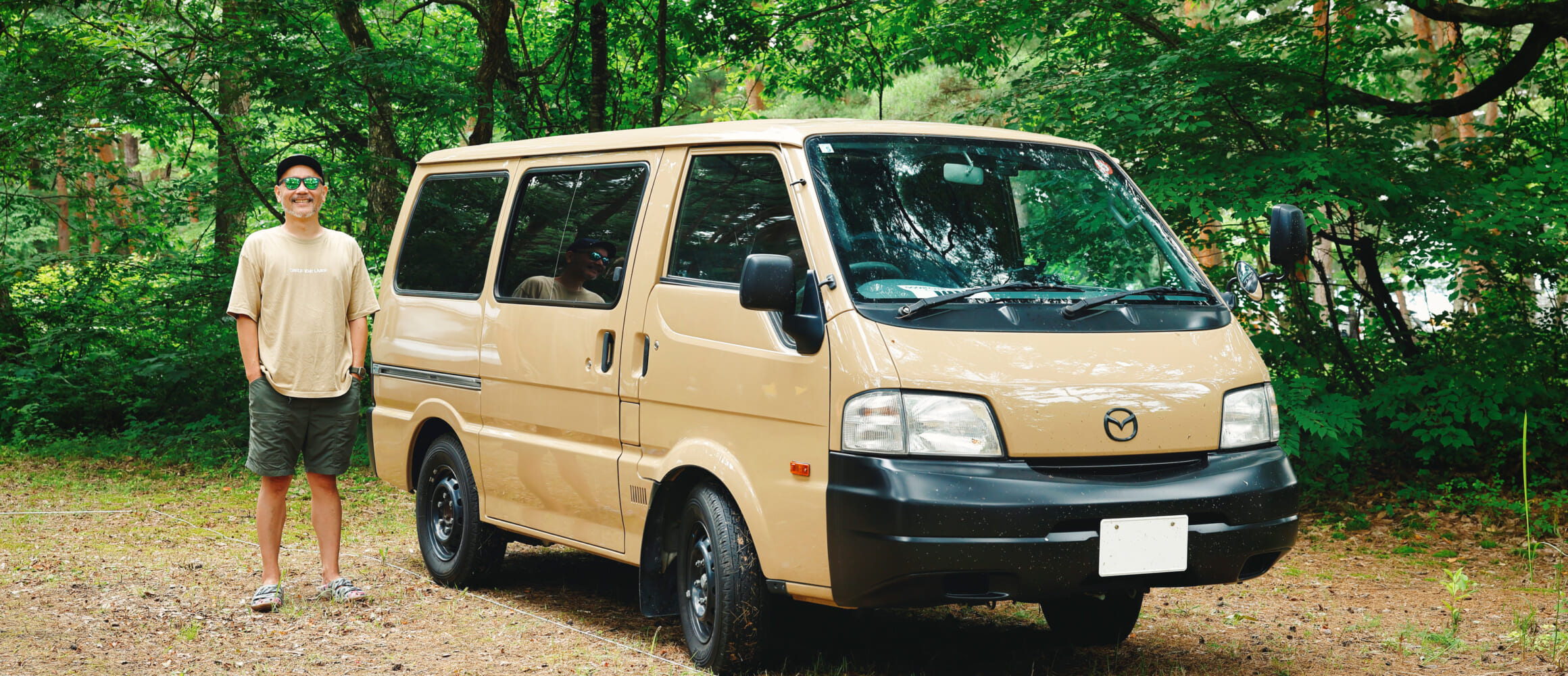 17 MAZDA BONGO VAN】アウトドアカスタムな車中泊仕様でバンライフ