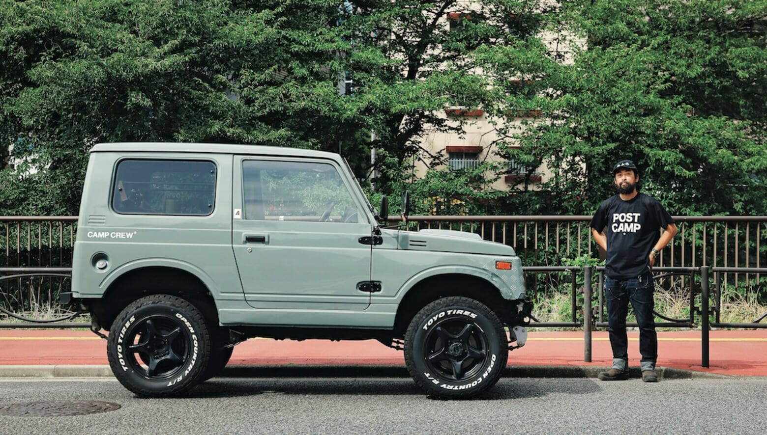 ナローカスタムした2代目は、キャンプ場往復の通勤車。（'93 SUZUKI