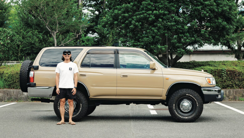 外遊び好きの家族にも大好評!! 昔から憧れのハイラックスサーフ。（’01 TOYOTA HILUX SURF）