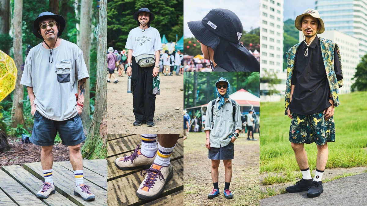 夏フェススナップ！ フジロッカーたちのフェススタイルはコロンビア