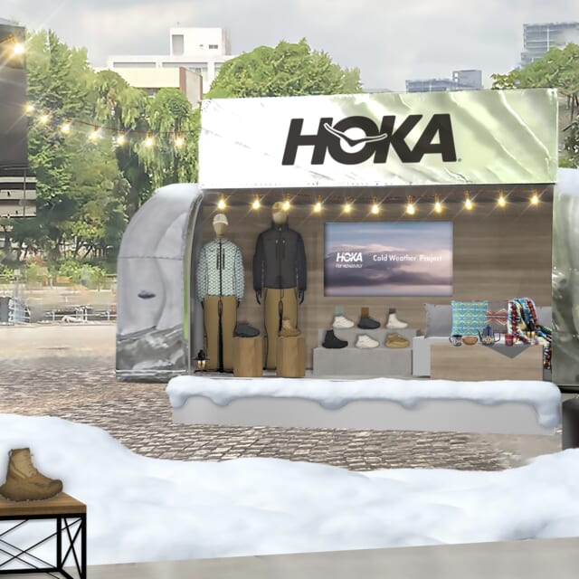 HOKAの新作シューズが雪上で試着できる⁉︎ 極上の履き心地を体験する