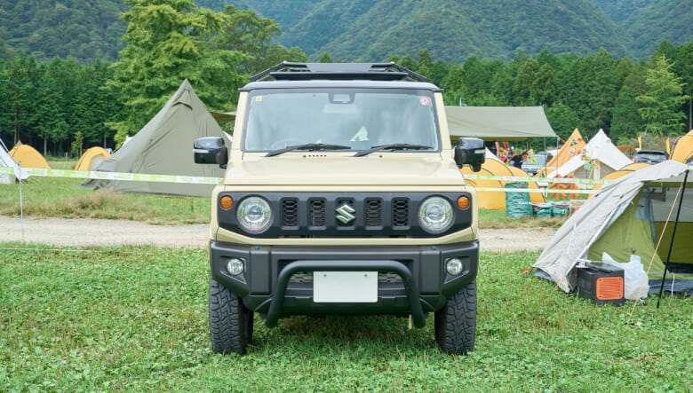 【’23 JIMNY JB64】横からの見た目にこだわるちょいスポーティ仕上げ。