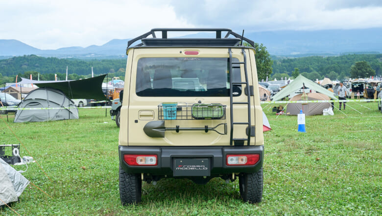 【’23 JIMNY JB64】横からの見た目にこだわるちょいスポーティ仕上げ。