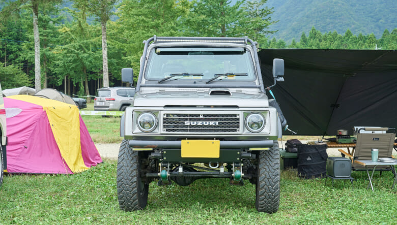 【’95 JIMNY JA11】高級車と同じ塗装を施した、ロッククローリング仕様車。