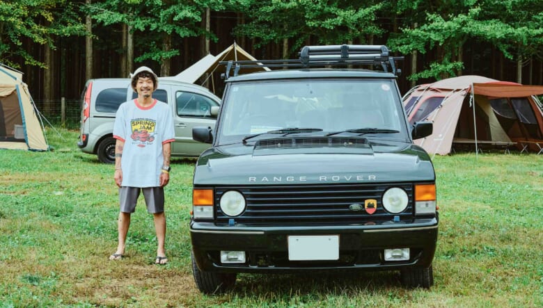 【’88 LAND ROVER RANGE ROVER】スノボもキャンプも楽しむ、憧れだったアウトドア車。