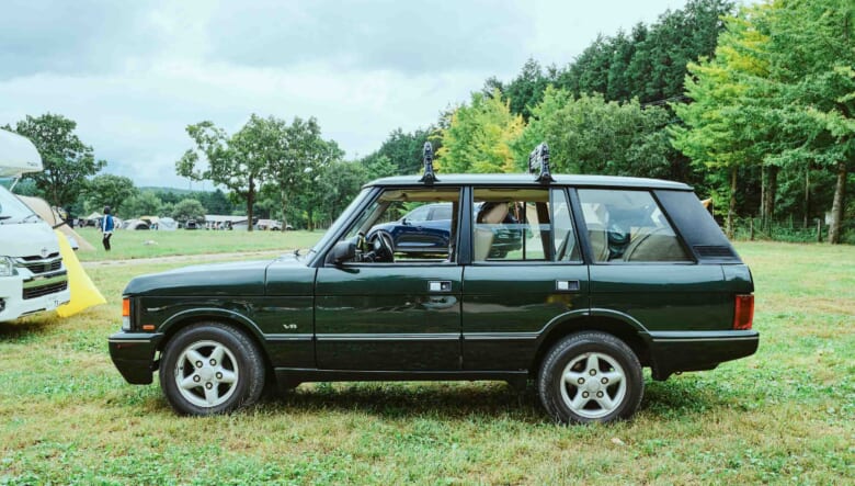 【’88 LAND ROVER RANGE ROVER】スノボもキャンプも楽しむ、憧れだったアウトドア車。