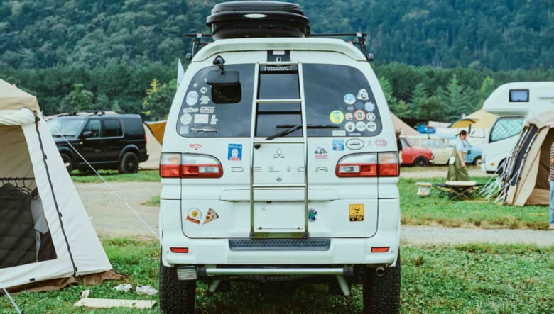 【’05 MITSUBISHI DELICA SPACE GEAR】本格的なクロカン仕様の積んで走れるミニバン四駆。