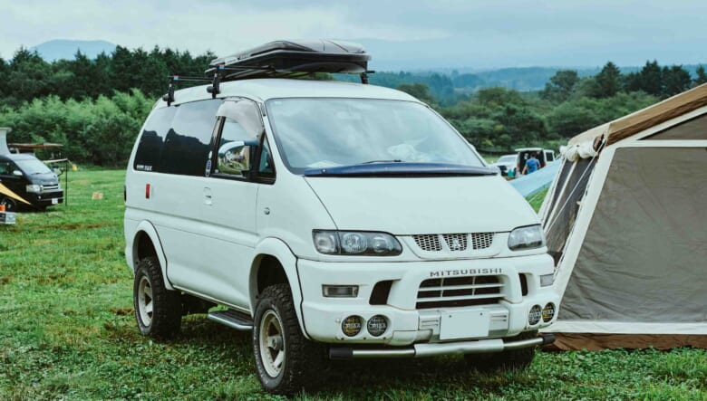 【’05 MITSUBISHI DELICA SPACE GEAR】本格的なクロカン仕様の積んで走れるミニバン四駆。