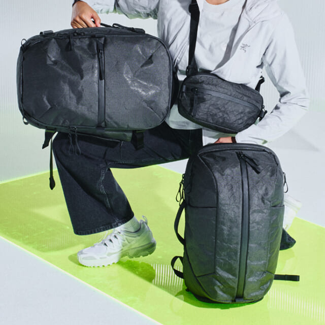 高機能材「Ultra400X」を実装した強靭バッグがずらり。Aer10周年記念