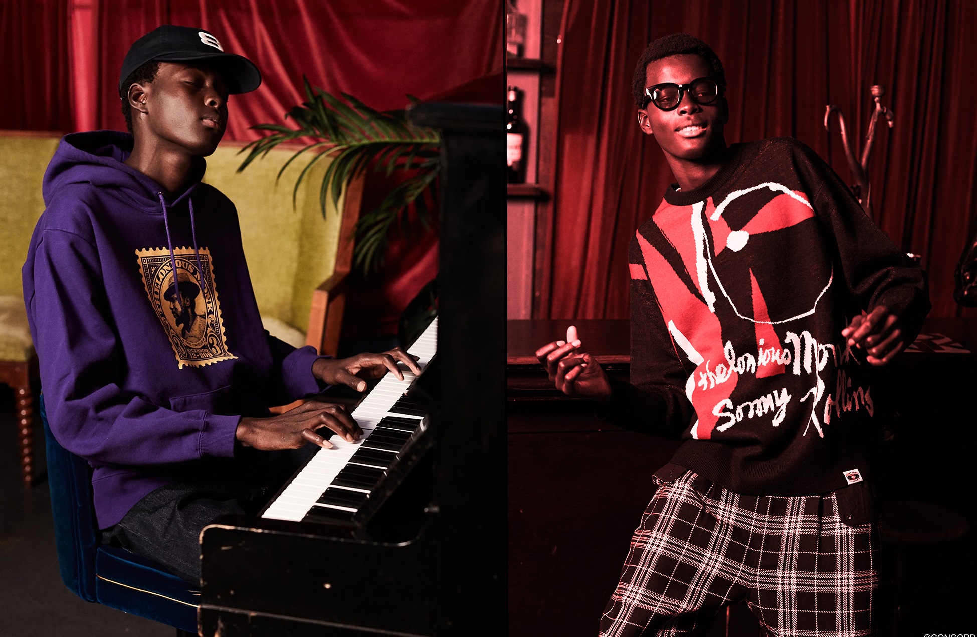 ジャズ界のレジェンドがサイラスの手によってシック&前衛的なトップス