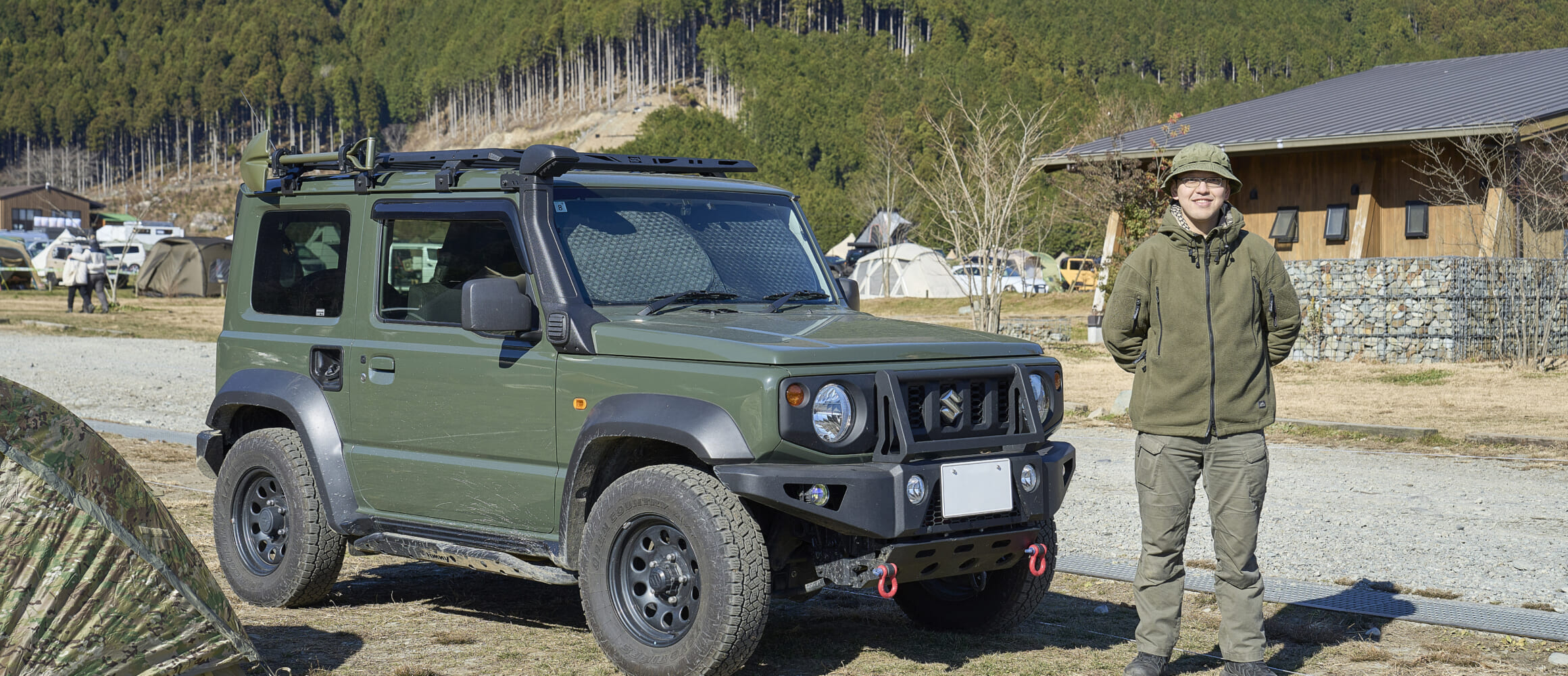 23 JIMNY SIERRA JB74】趣味のミリタリーで固めた、ラギッドなDIY