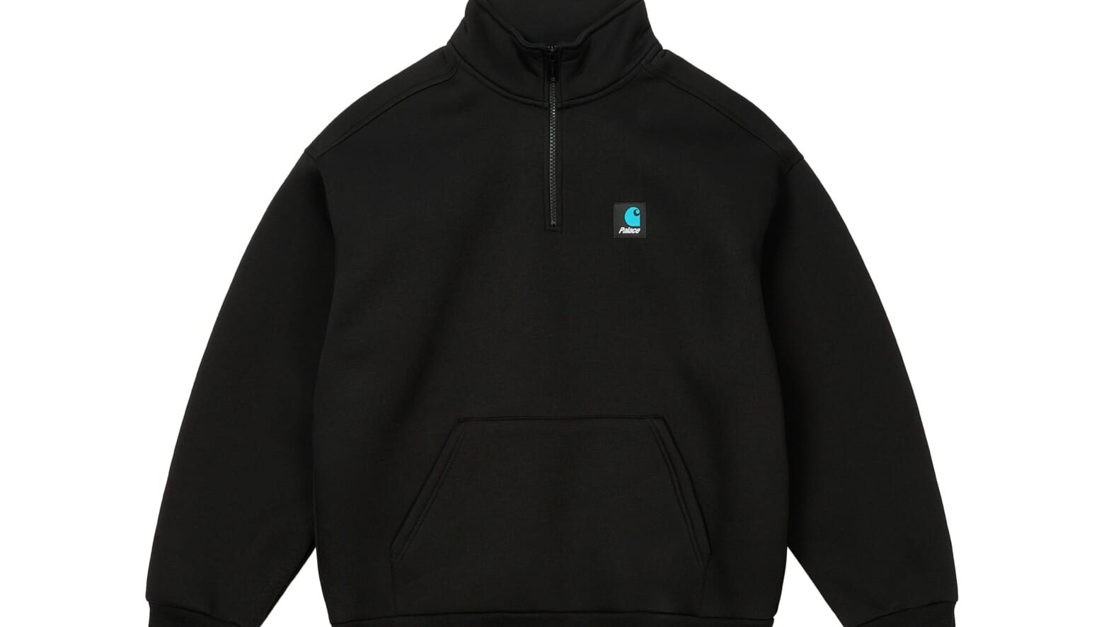 PALACE CARHARTT WIP CARLUX 1:2 ZIP SWEATSHIRT BLACK 1 | GO OUT WEB 