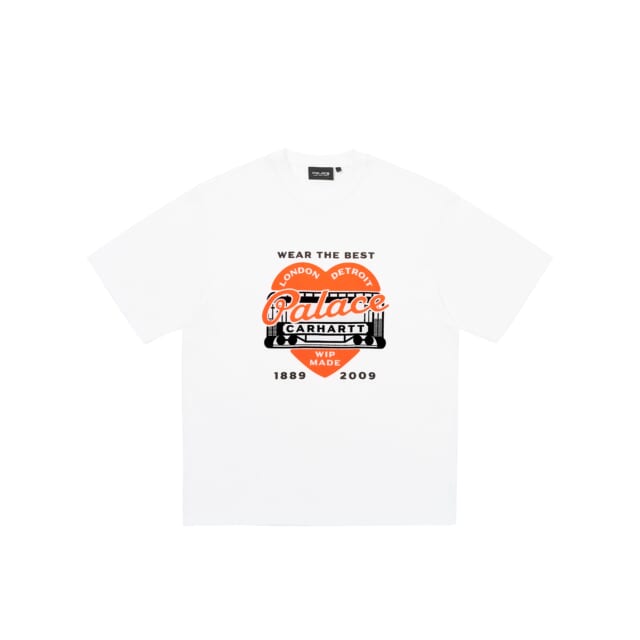PALACE Carhartt WIP コラボ Tシャツ ホワイト S PALACE-CARHARTT-WIP-HEART-T-