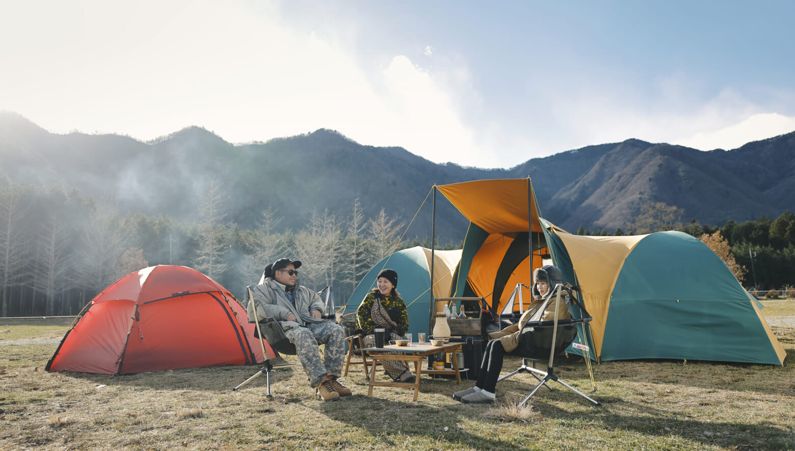 統一感だけが正解じゃない。調和する自然体な道具たち。（GO OUT CAMP