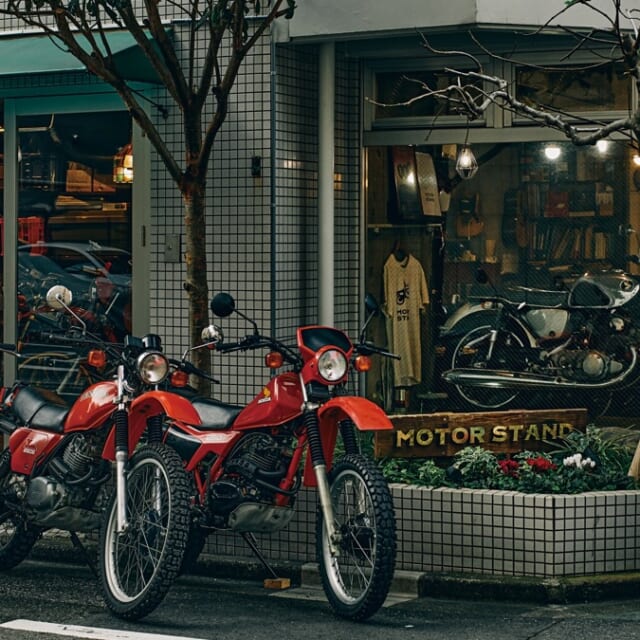 MOTORCYCLE STYLE SAMPLE】MOTOR STAND 下町にあるヴィンテージオフ