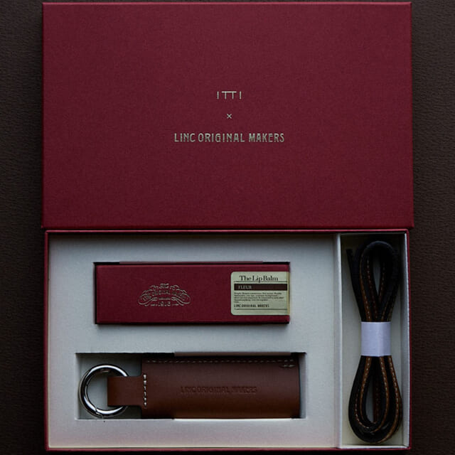 ビューティブランドの「LINC」とレザーブランド「ITTI」による逸品