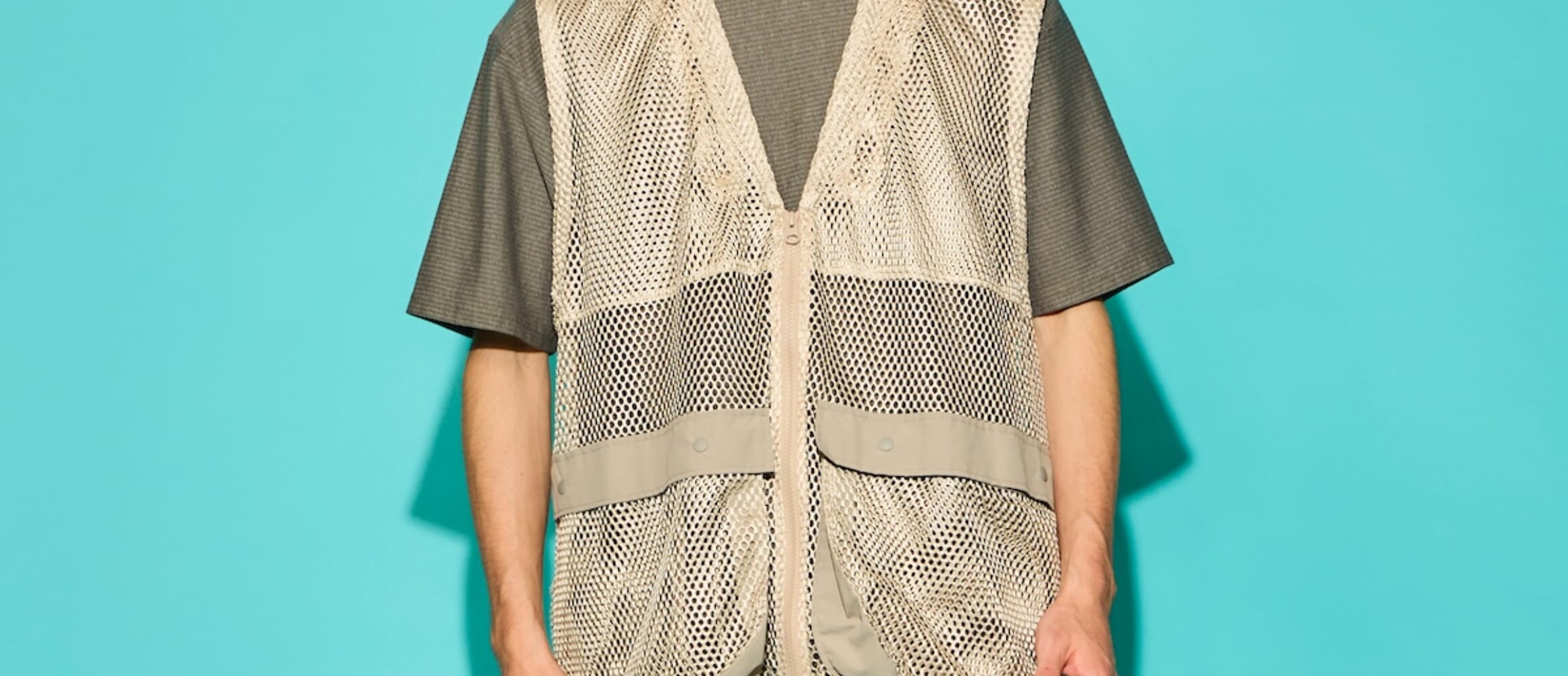 バーラップアウトフィッターの新作ベストは、フィッシングデザイン光る