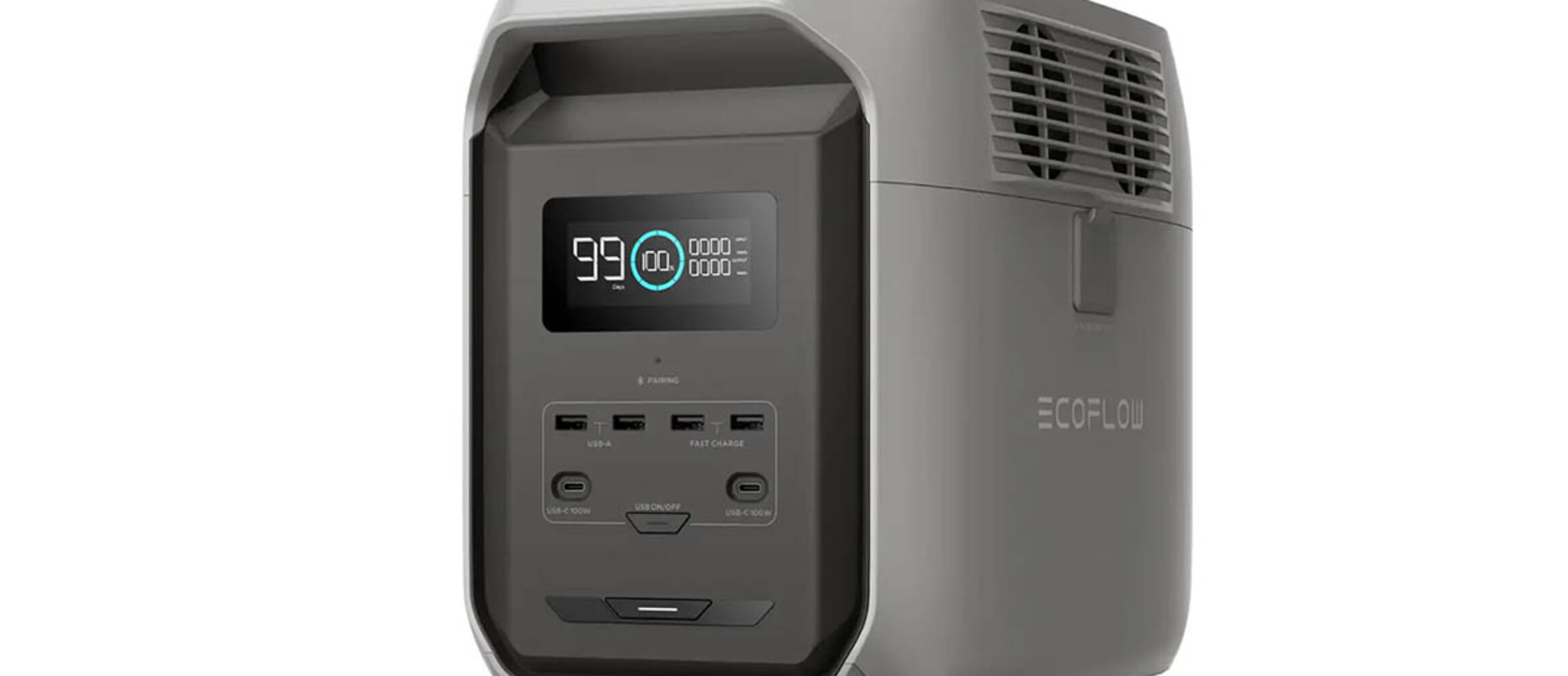 EcoFlow エコフロー DELTA PRO 3 ポータブル電源 キャンプ エコフローから、1泊キャンプのために開発された、容量もサイズも