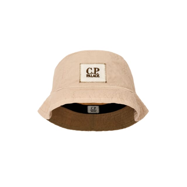 PALACE C.P. COMPANY PLAIN PAPER TOUCH GOGGLE BUCKET HAT STONE 2
