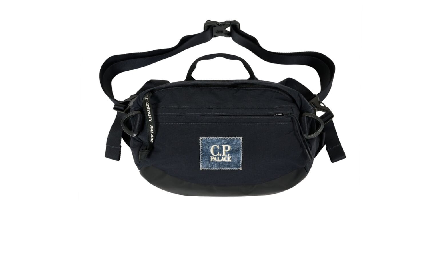 PALACE C.P. COMPANY PLAIN PAPER TOUCH SHOULDER BAG NAVY 1 | GO OUT WEB
