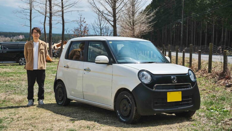 【’12 HONDA N-ONE】ブラック塗装バンパーで無骨なルックスに変身!!