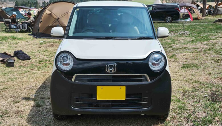 【’12 HONDA N-ONE】ブラック塗装バンパーで無骨なルックスに変身!!