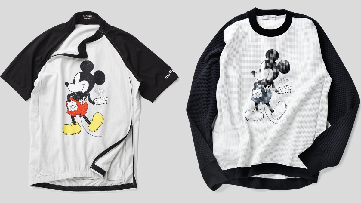【未使用】narifuri/ナリフリ ミッキーマウス サイクルウェア Mサイズ 未使用】narifuri/ナリフリ ミッキーマウス サイクルウェア M