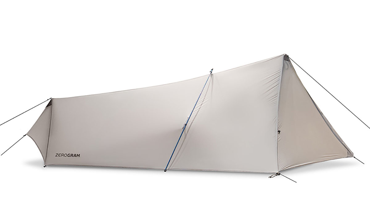 ゼログラムのシェルターがアップデート。ポールをプラスすれば、テント