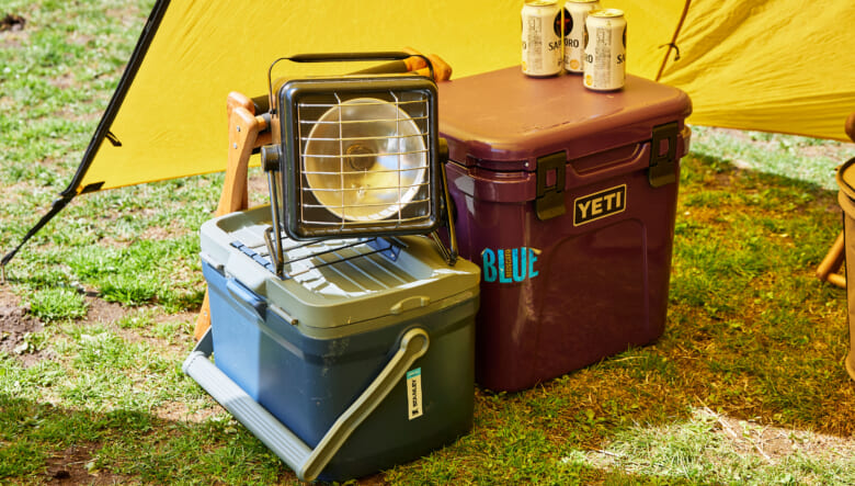 クーラーボックスは日本未発売のパープルを個人輸入した。